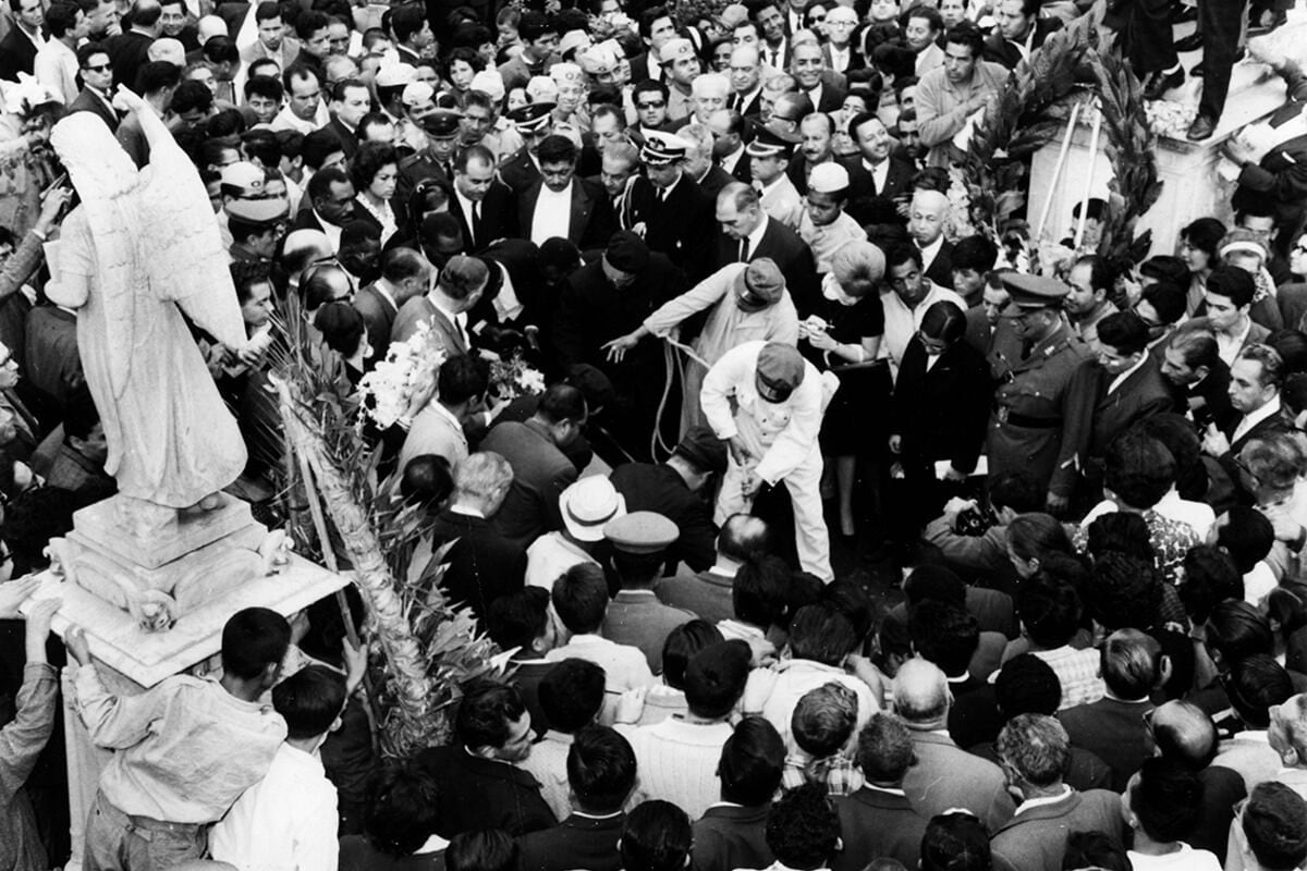 Entierro de José Santos Chocano. Foto: Internet.