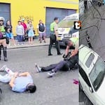 Barrios Altos: Tres extorsionadores acaban heridos a balazos y terminan llorando: “¡Au! Me has matado”