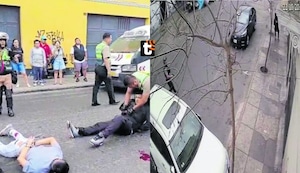 Barrios Altos: Tres extorsionadores acaban heridos a balazos y terminan llorando: “¡Au! Me has matado”