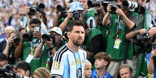 Lionel Messi debutó en el Mundial 2026 con un hat trick ante Argelia (AFP).