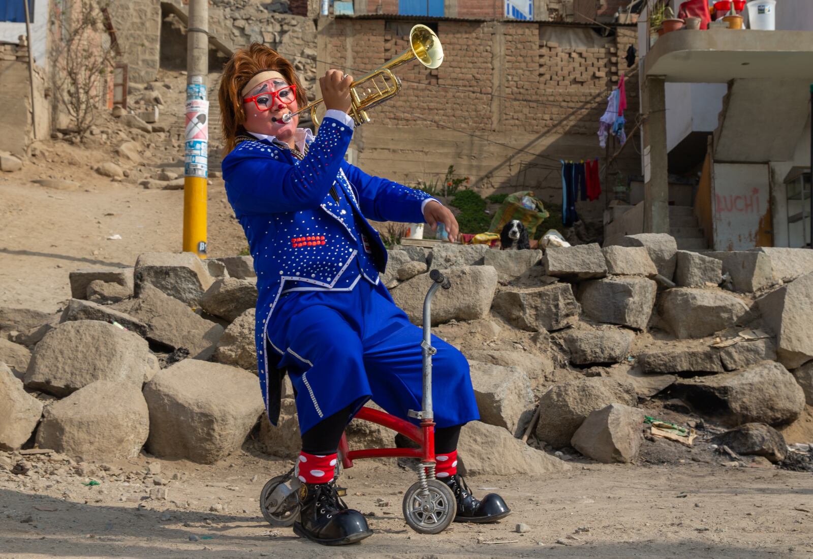 Aunque fue tímido de niño, siempre participó en las actuaciones y eventos escolares. Foto: Allen Quintana.