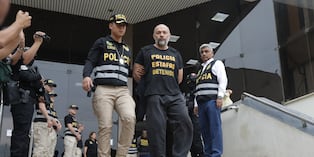Jackson Mora y su hermana son trasladados a la Fiscalía de La Molina