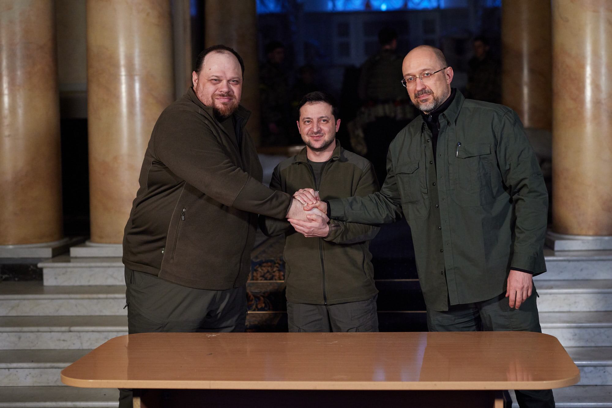 El presidente de Ucrania, Volodimir Zelenski dede su búnker. (Foto: Facebook)