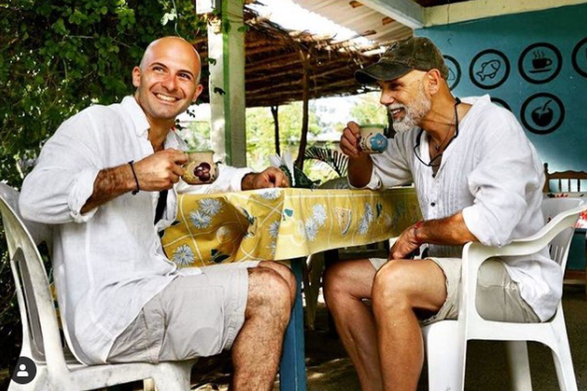 Imanol junto a su padre Manuel. (Foto: Manuel Landeta / Instagram)