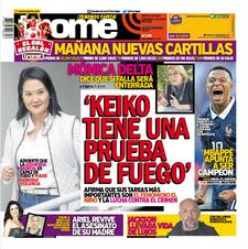 ‘KEIKO TIENE UNA PRUEBA DE FUEGO’