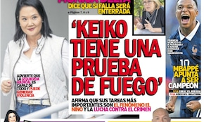 ‘KEIKO TIENE UNA PRUEBA DE FUEGO’