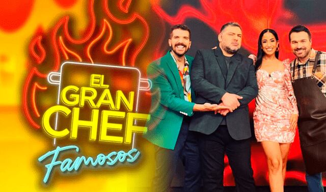 “El gran chef: famosos”: José Peláez y el jurado del programa. (Foto: Latina)