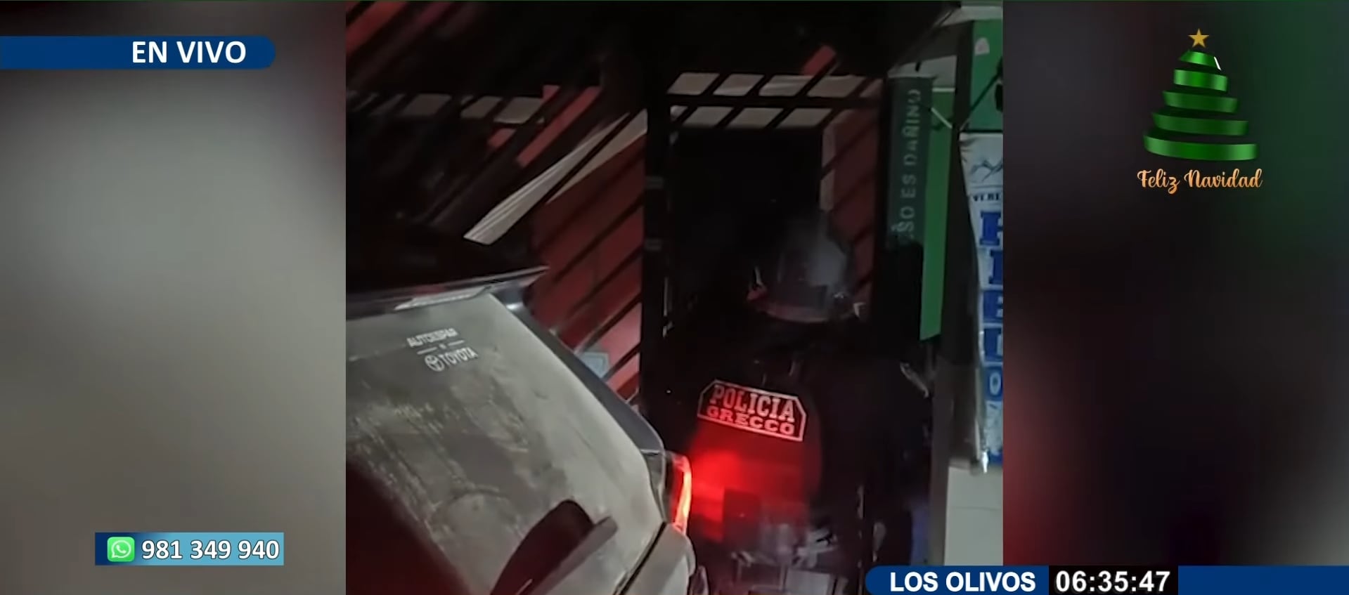 Miembros de la banda criminal fueron capturados en Los Olivos. (Foto: Panamericana)