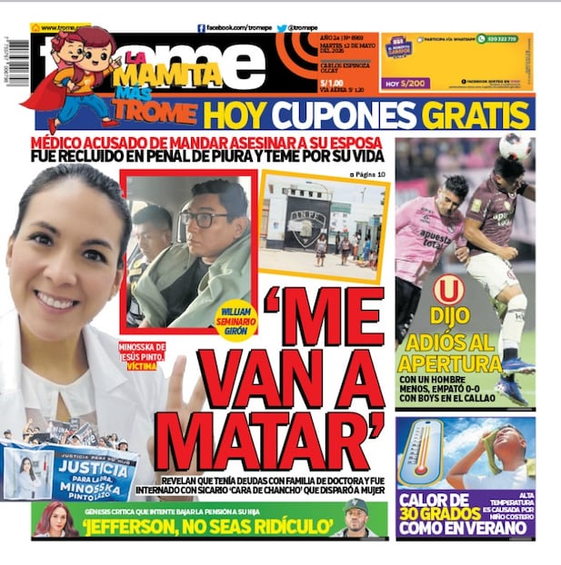 Portada Trome