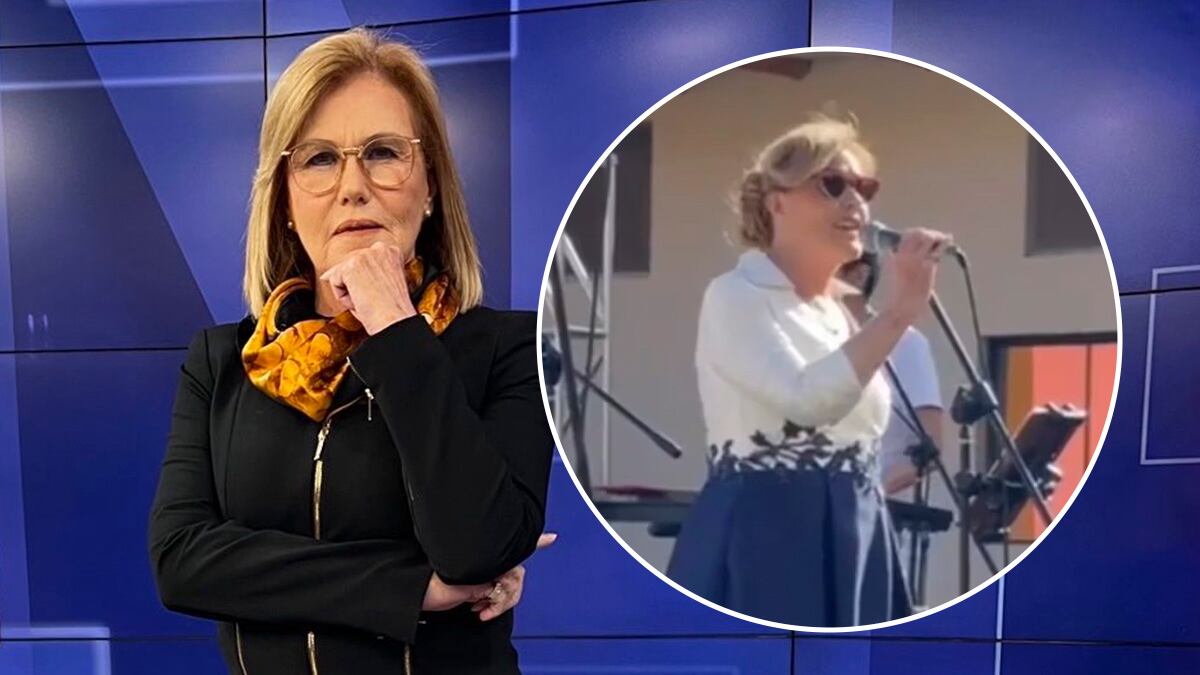 Mónica Delta cantó "Hoy" de Gian Marco en matrimonio de su hija | Composición: @monicadeltaoficial / @latinanoticias