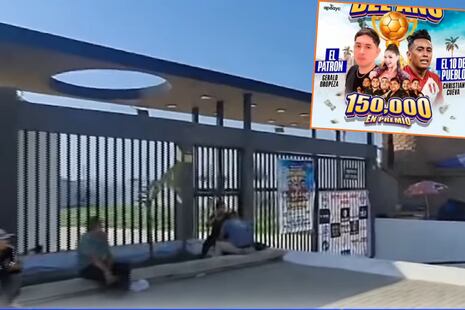 Delincuentes balearon complejo deportivo que albergó el partido de Christian Cueva y Gerald Oropeza en Tr...