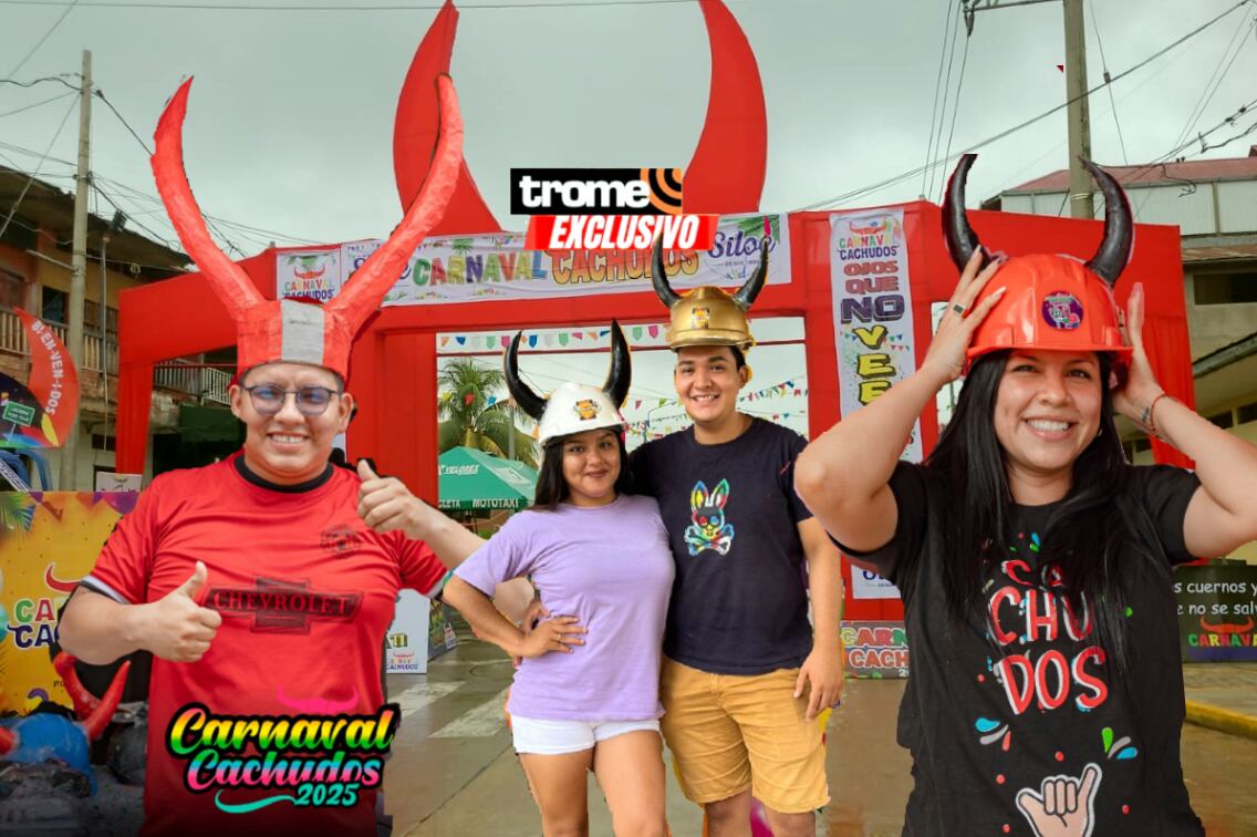 Entre carnavales, en Perú, los pucallpinos tienen desde hace varios años una los 'cachudos' y cada vez más personas asisten a la celebración. (Entrevista: Isabel Medina / Trome).