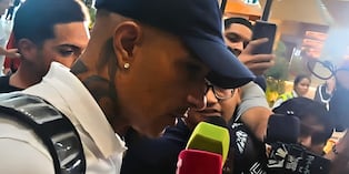 ‘Depredador’ llegó a Tarma este lunes para duelo con ADT (Foto : Entre Bolas)