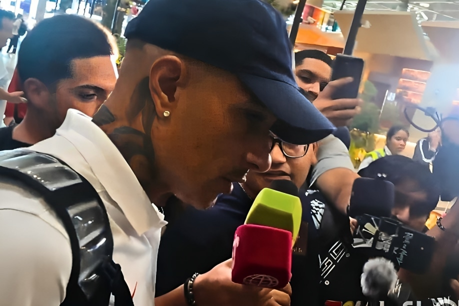 ‘Depredador’ llegó a Tarma este lunes para duelo con ADT (Foto : Entre Bolas)