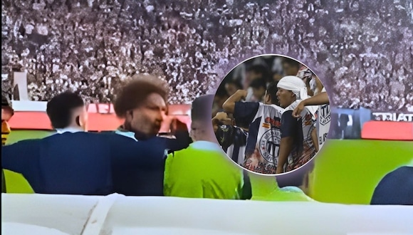 Paolo Guerrero no pudo controlar su reacción ante hincha durante tanda de penales (Video: X)