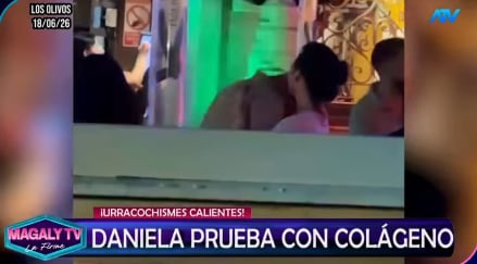 Daniela Darcourt baila cerquita con misterioso joven en Los Olivos.