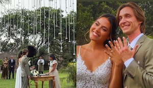 Sasha Kapsunov contrajo matrimonio con la mamá de su hija, Jocelyne Galarreta