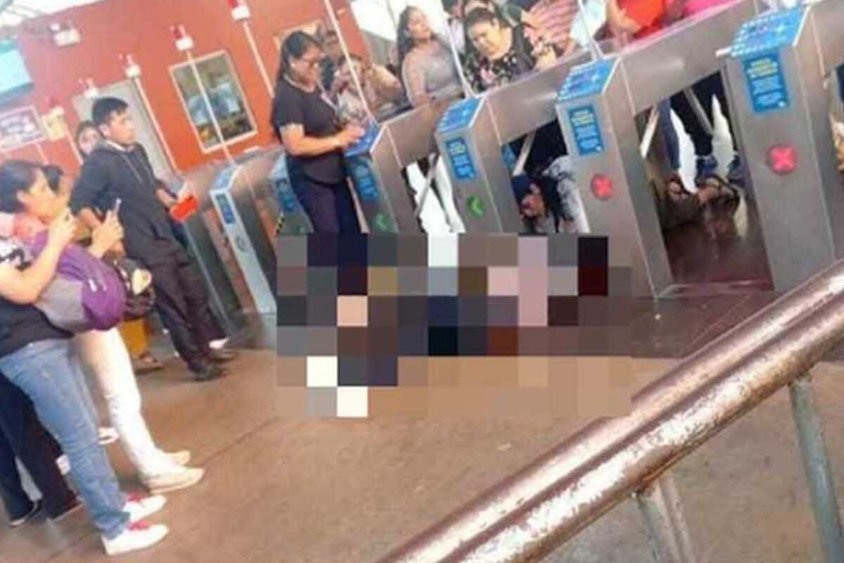 Balacera en estación La Cultura, San Borja. Foto: difusión