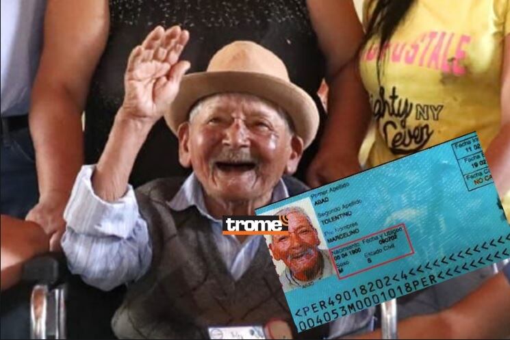 Don Marcelino, peruano centenario, celebró hace unos días, un nuevo año de vida. (Isabel Medina / Trome)