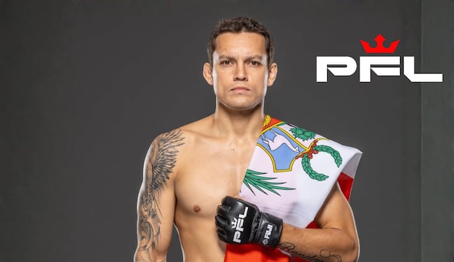 Peleador peruano regresa a pelear en las ligas top a nivel global. (PFL)