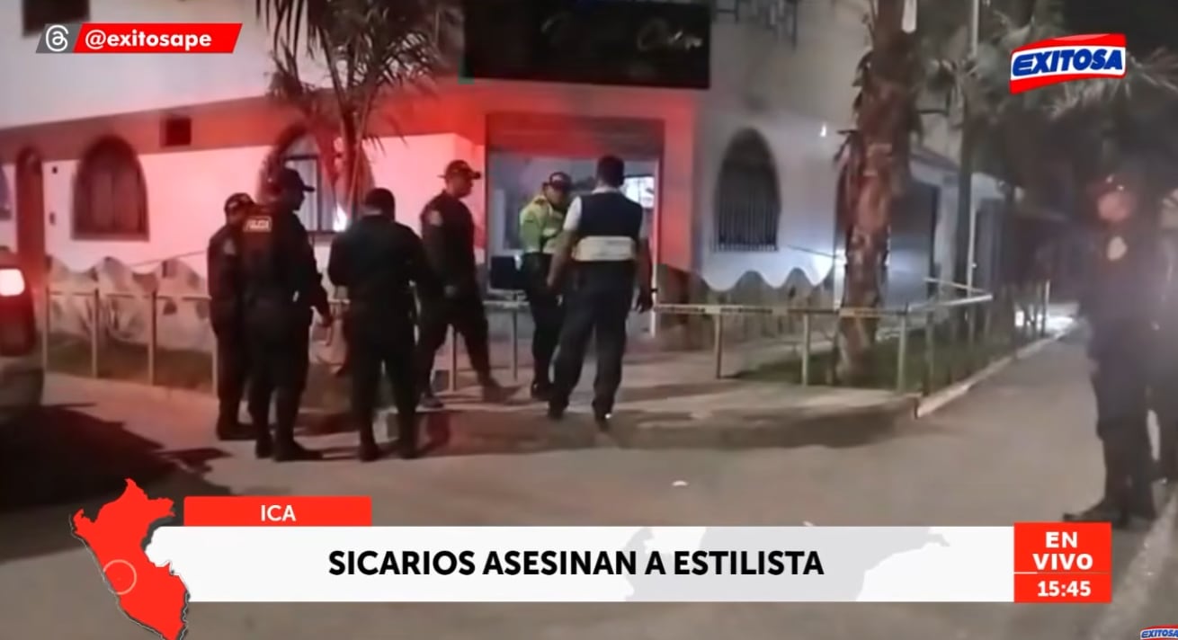 Estilista es asesinada dentro de su salón de belleza en Nazca.