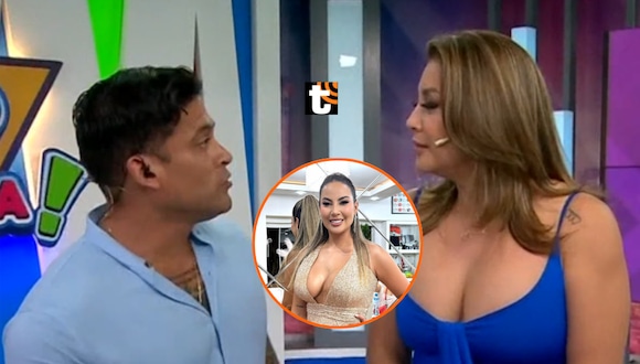 TROME - Domínguez ‘cuadra’ EN VIVO a Karla por decirle que Pamela López es su ‘prima’: “A mí no me bromees con ella”