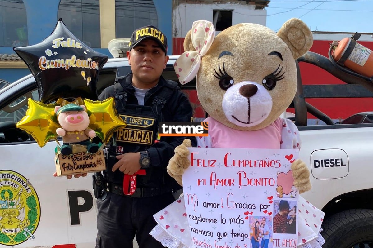 Tierna parejita está llevando sorpresas a diversos sitios y su encanto se hace viral. (Entrevista y Compos. Foto: Isabel Medina / Trome)