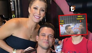 Salen VIDEOS inéditos de Karla y Christian en ‘cumple’ de su hijo: “Él le da de comer en la boca”, Magaly los echa