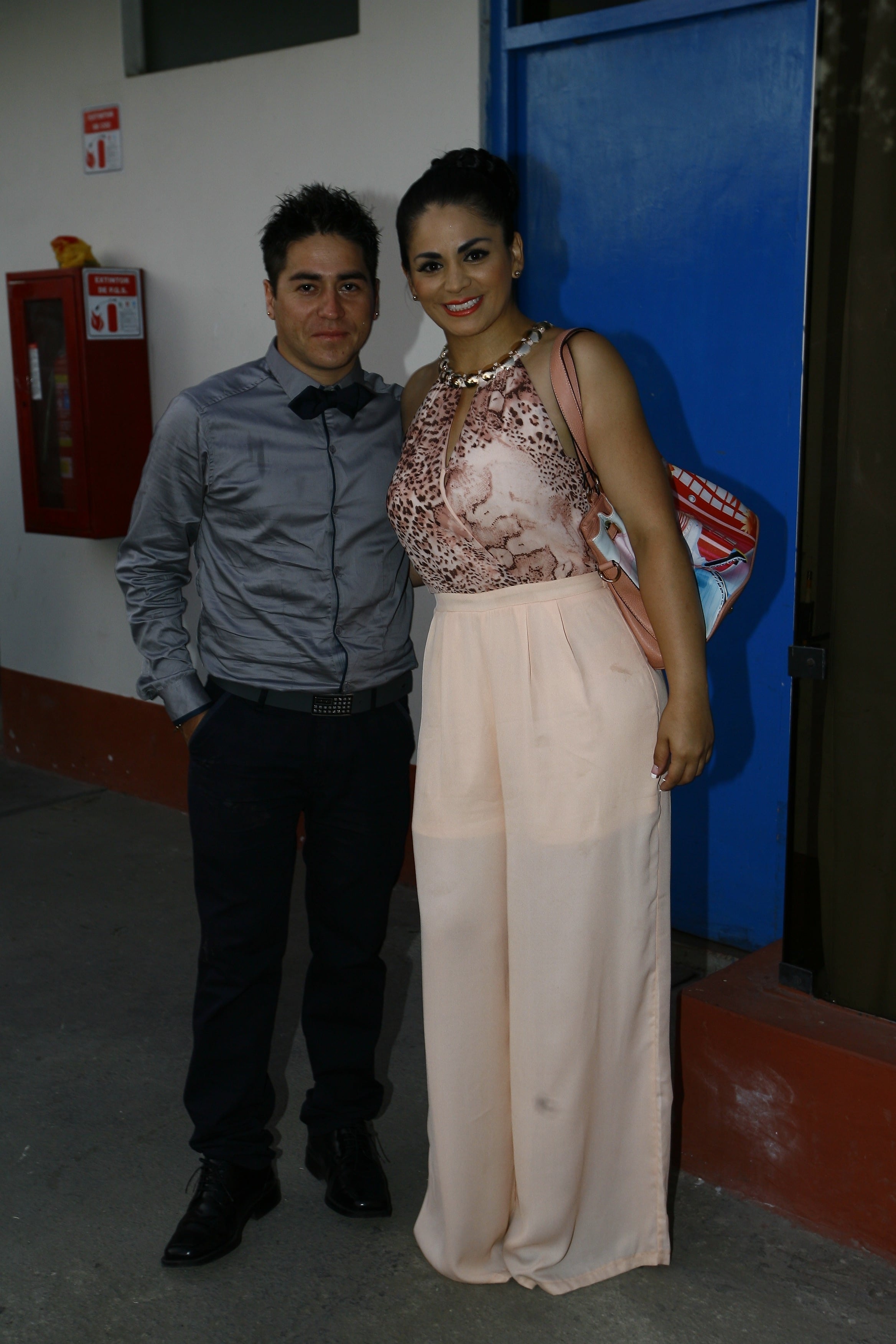 Leslie Moscoso y Luisito Sánchez