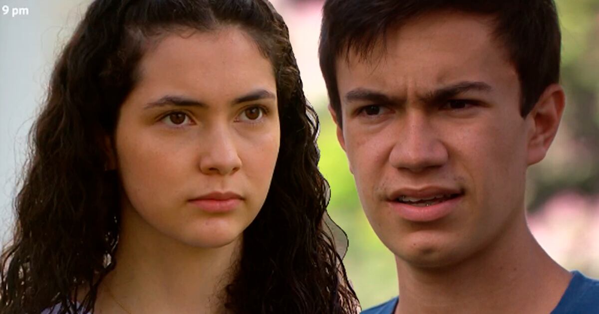 Daniela Olaya y Samuel Sunderland son los actores que dan vida a Alicia y Pedrito en “De vuelta al barrio” (Foto: América Televisión)