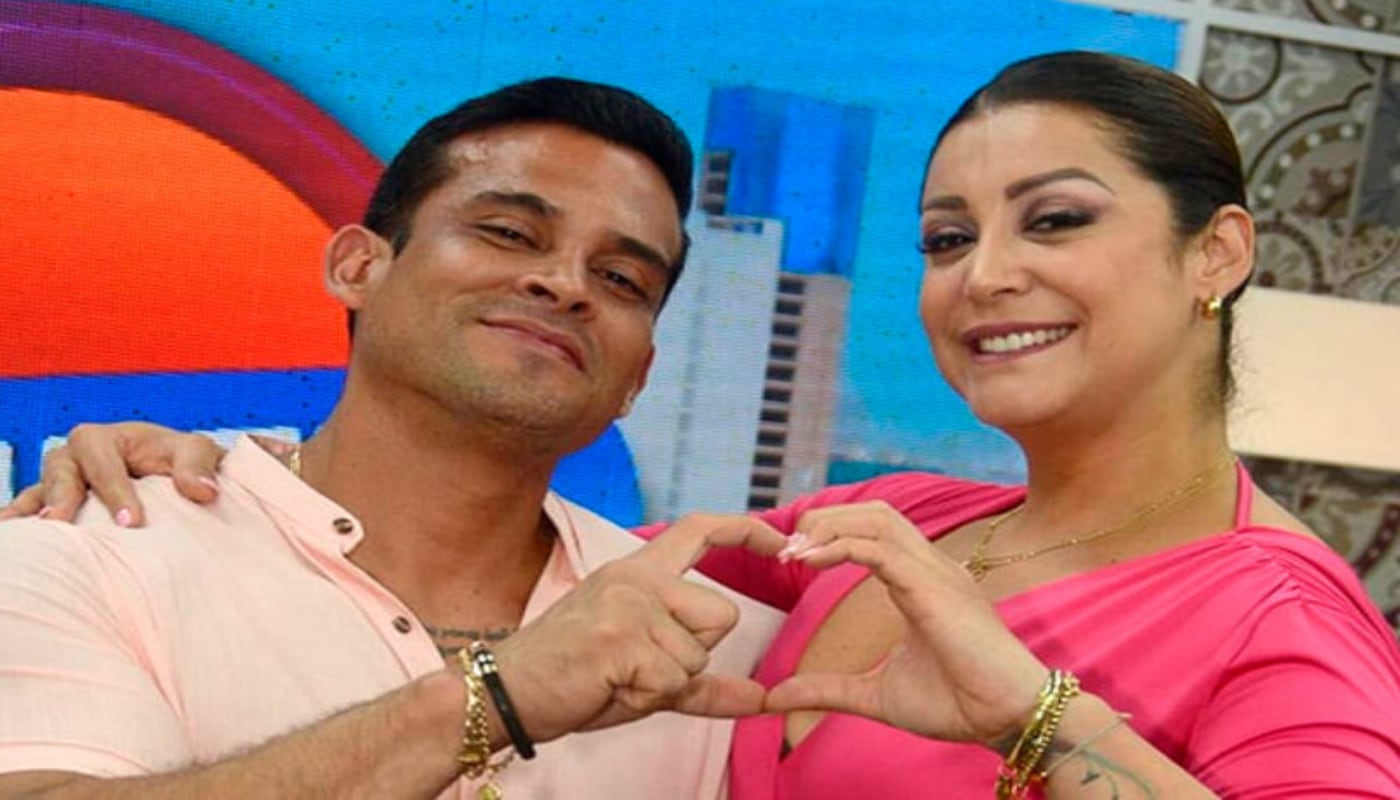 Karla Tarazona y Christian Domínguez.