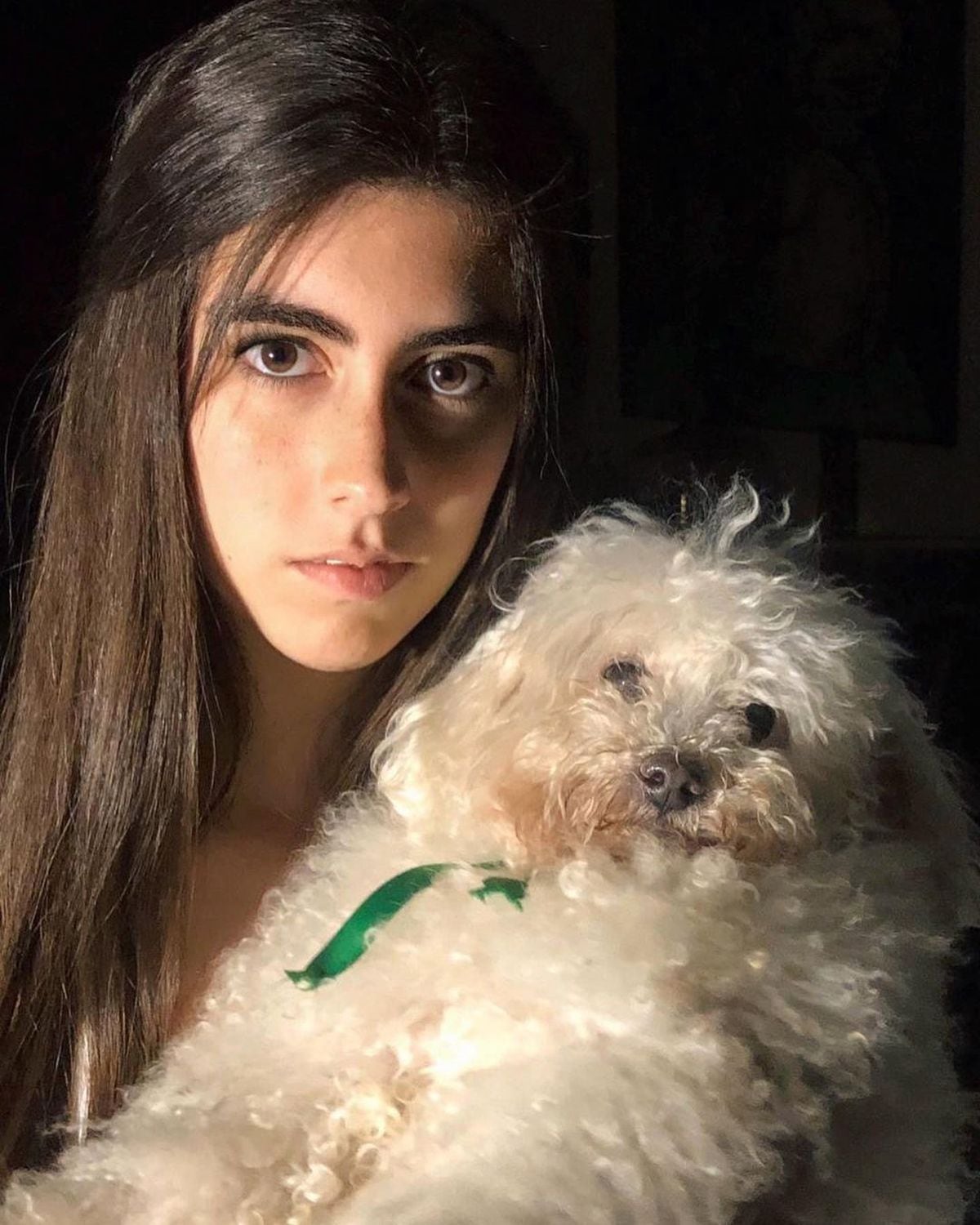 La actriz junto a su fiel amigo (Foto: Matilde León / Instagram)