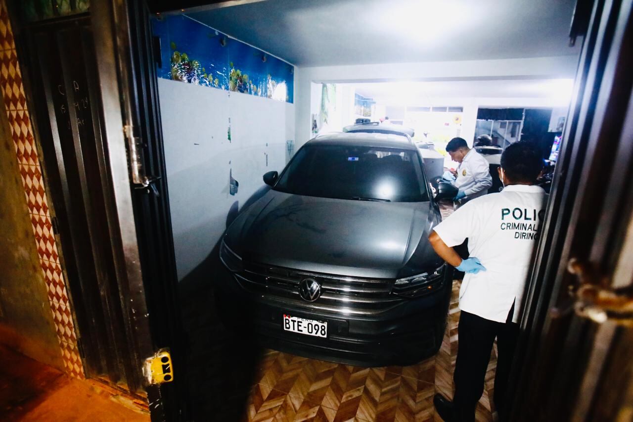 Vehículo hallado durante el operativo inopinado de la PNP. Foto: GEC