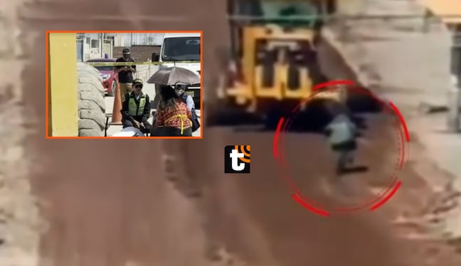 Niño en Tacna muere atropellado por maquinaria pesada.