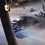 ¡Brutal choque en Chaclacayo! Impacto frontal entre dos autos deja siete heridos