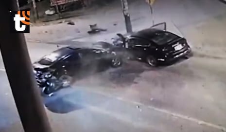 ¡Brutal choque en Chaclacayo! Impacto frontal entre dos autos deja siete heridos