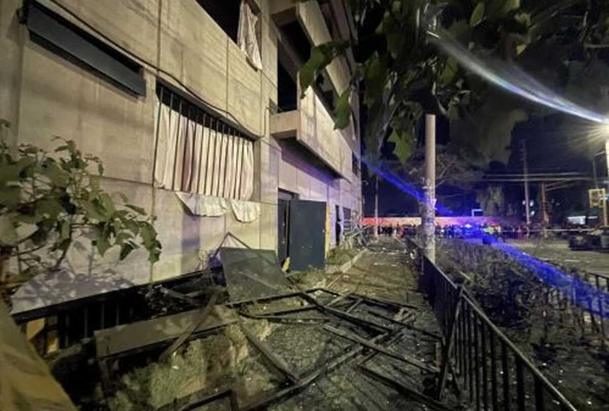 La sede del Ministerio Público de Trujillo sufrió un atentado la madrugada de hoy. Foto: Andina