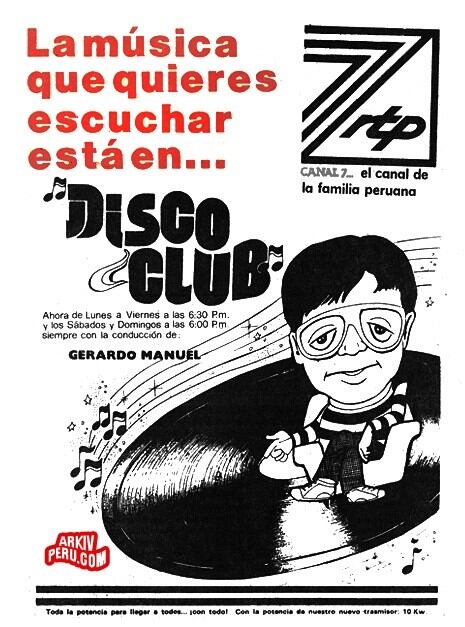 Afiche del programa en los años 80.