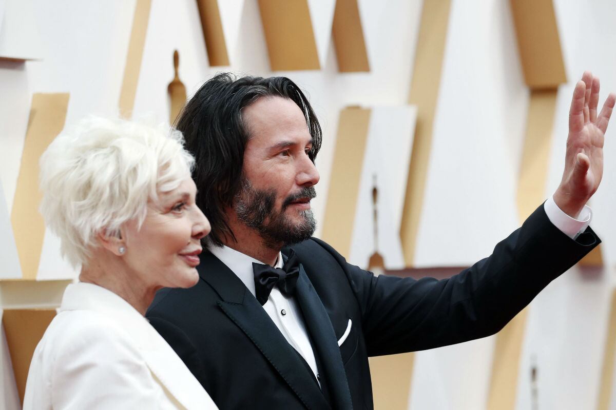 Patricia Taylor lució radiante al lado de su famoso hijo. (Agencias)