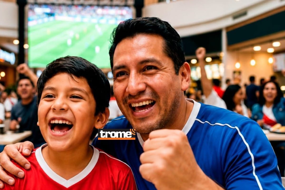 Disfrutarán el Mundial en pantalla gigante. (Foto composición: Isabel Medina / Trome).