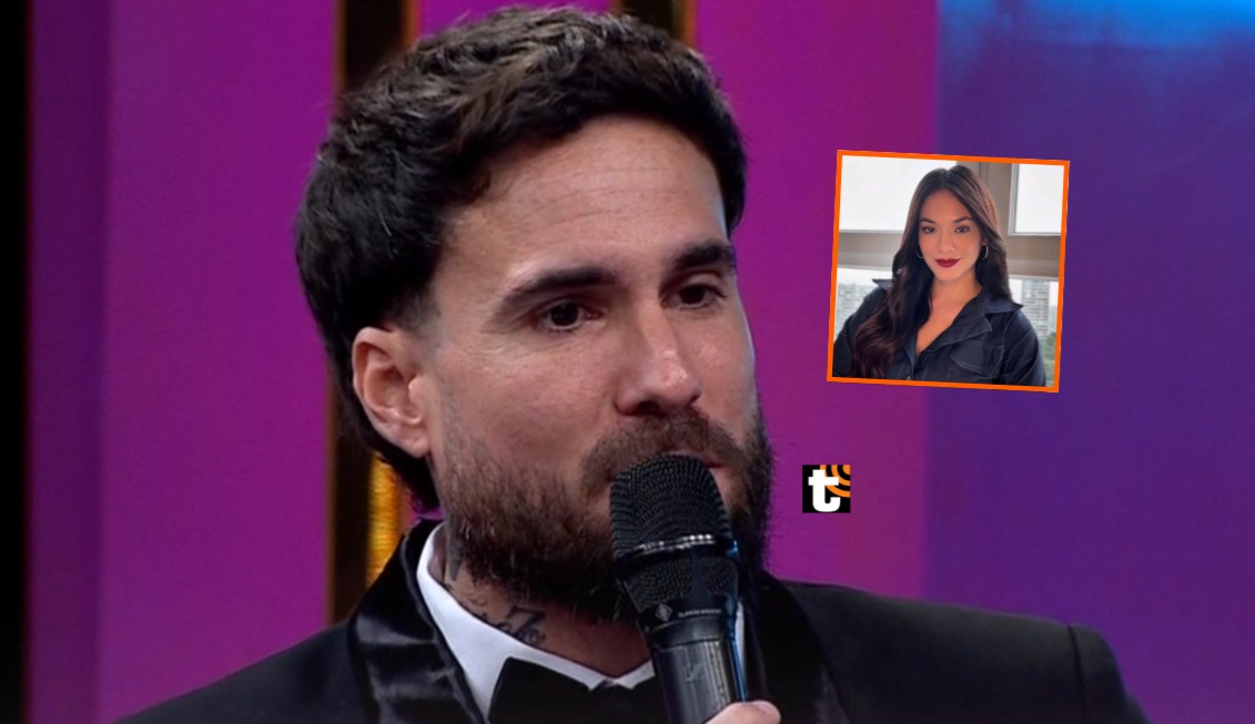 Gino Assereto agradece públicamente a Jazmín Pinedo.