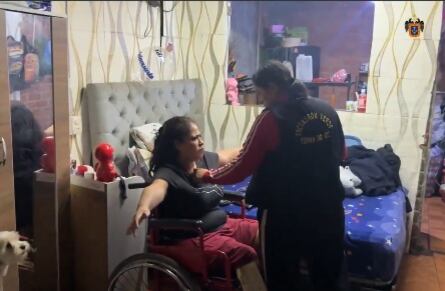 La policía y el serenazgo de Lima atraparon a mujer. (Municipalidad de Lima)