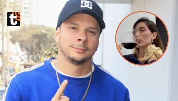 TROME - Korina Rivadeneira reaparece bebiendo tras la respuesta de Mario Hart: “Mañana daré una patinada más”