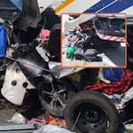 ¡Tragedia en Navidad! Familia entera muere aplastada en su miniván tras quíntuple choque en Casma