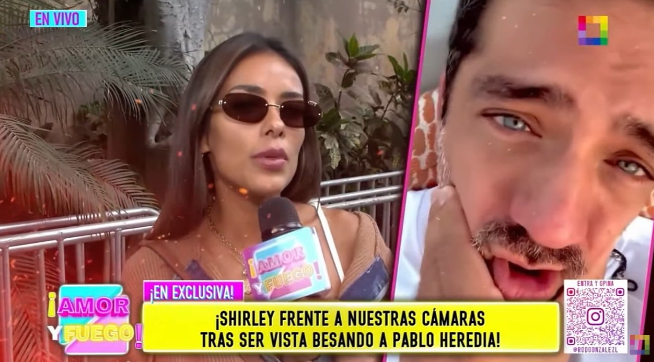 Shirley Arica habla de su relación con Pablo Heredia.