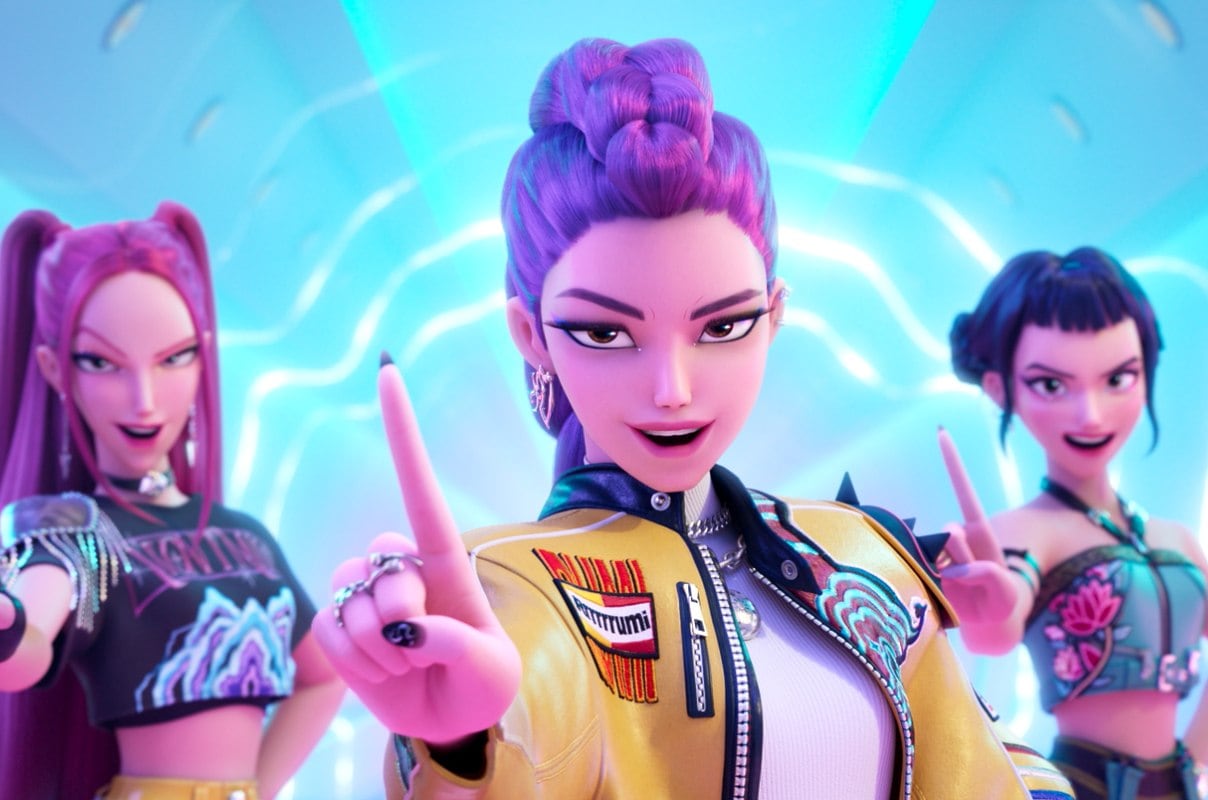 "Las guerreras K-Pop", asoma como favorita en la categoría mejor película animada. (Foto: Netflix)