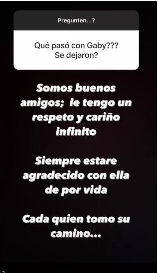 ¿Qué dijo Miguel Mawad tras terminar su relación con la actriz?