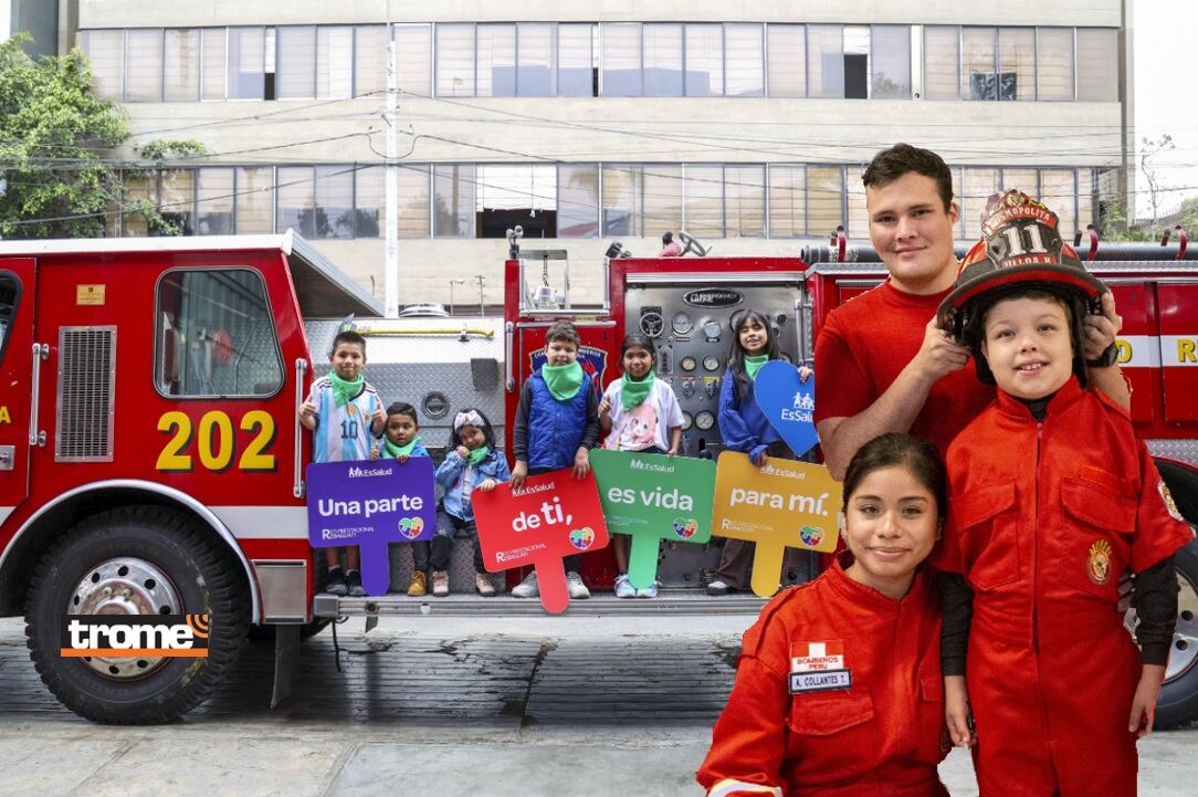 Muchos peruanos están en lista de espera de órganos y tejidos.. Gran cruzada con niños para salvar vidas. (Isabel Medina / Foto: EsSalud / Compos. Trome).