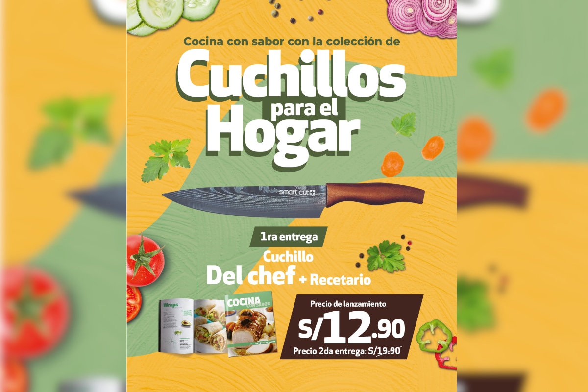 Trome lanza exclusiva colección de cuchillos para el hogar