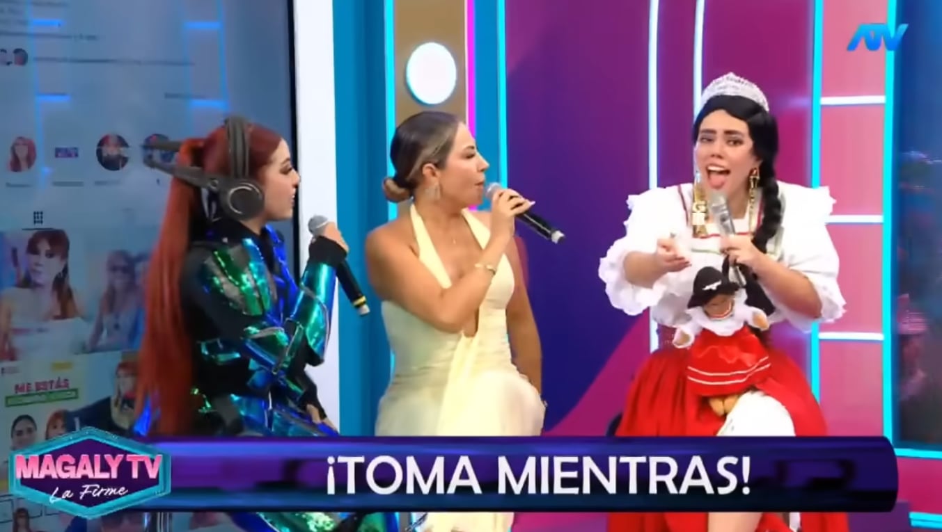 'La Pánfila' le recuerda a Pamela López el yape de Christian Cueva a Pamela Franco frente a cámaras.